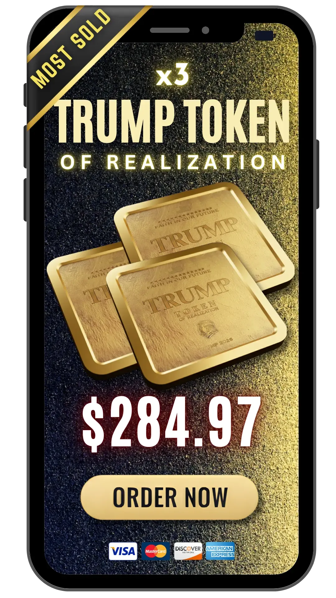  buy 3 trump token of realization
