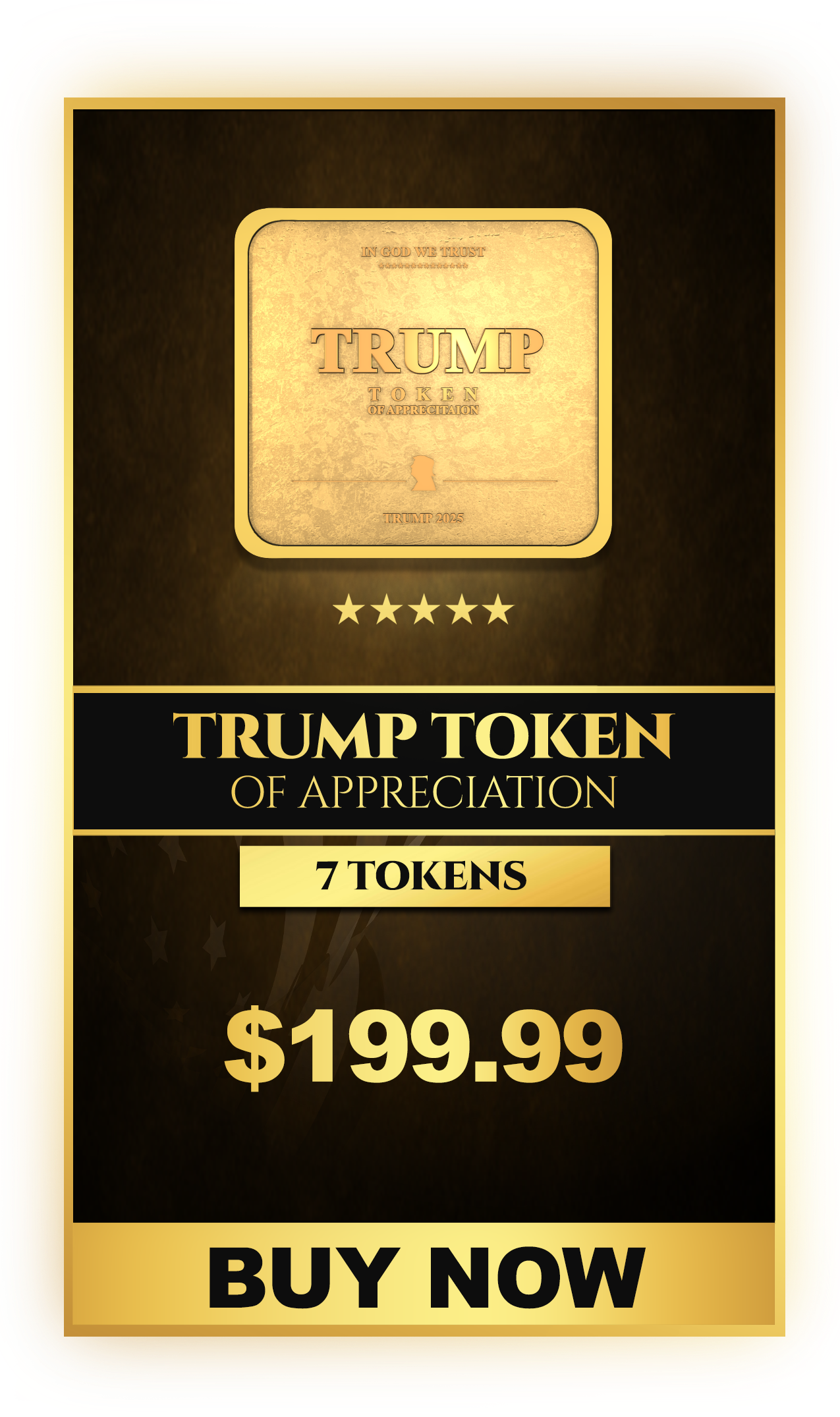  buy 7 trump token of appreciation